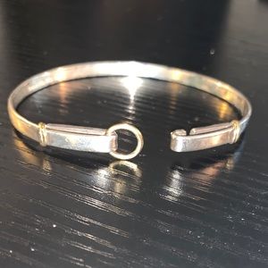 Sterling silver Tiffany’s clasp bracelet